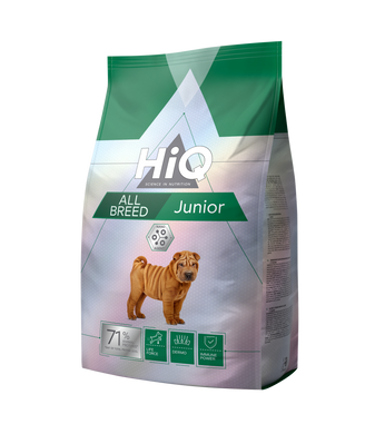 Сухой корм для щенков и молодых собак всех пород HiQ All Breed Junior 2,8кг