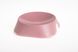 FIBOO Плоская миска с антискользящими накладками Flat Bowl, розовый