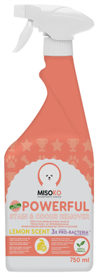 Зоогигиеническое средство для удаления запахов и пятен MISOKO dog stain and odour remover with scent of lemon, 750 ml, 750 мл
