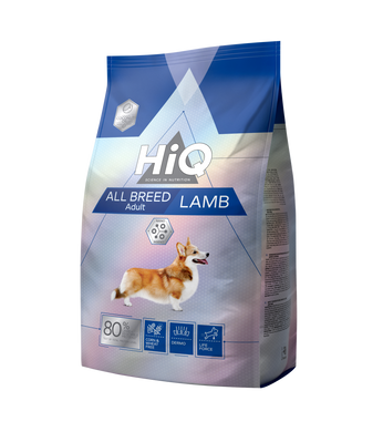 Сухой корм для взрослых собак всех пород HiQ All Breed Adult Lamb 2,8кг
