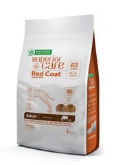 Сухой беззерновой корм для взрослых собак всех пород с рыжим окрасом шерсти Superior Care Red Coat Grain Free Adult All Breeds with Salmon 4 кг