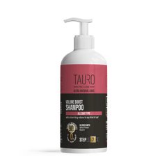 Шампунь для надання об'єму шерсті собак та котів TAURO PRO LINE Ultra Natural Care Volume Boost Shampoo, 1000 мл