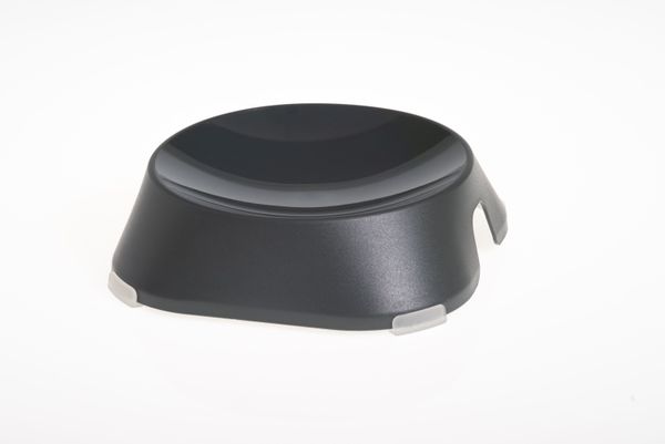 FIBOO Плоская миска с антискользящими накладками Flat Bowl, темно-серый