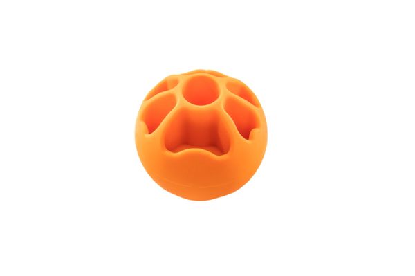 FIBOO Іграшка для собак Snack fibooll, помаранчева, D 6.5 см