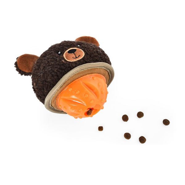 Игрушка для собак MISOKO&CO Медвежонок с пищалкой, 14x14 cm