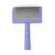 Brush TAURO PRO LINE, plastic, teeth 20 mm, thin, purple