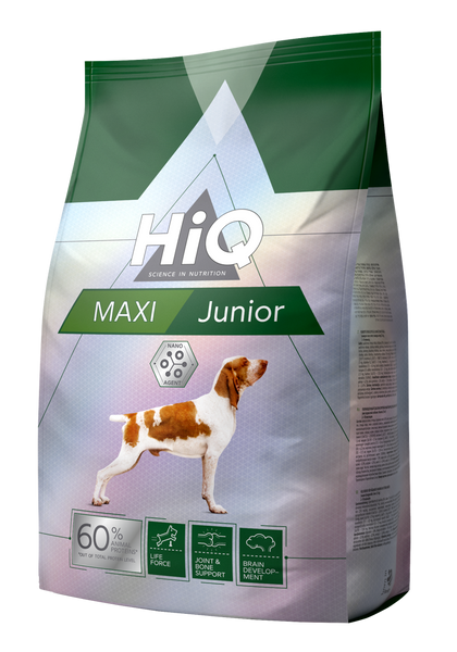 Сухой корм для молодых собак крупных пород HiQ Maxi Junior 2,8кг