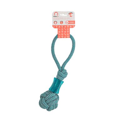 Игрушка для собак MISOKO&CO Жевательна веревка, light blue, 38 cm