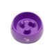 Миска для медленного питания собак KIKA, фиолетовая, размер XL