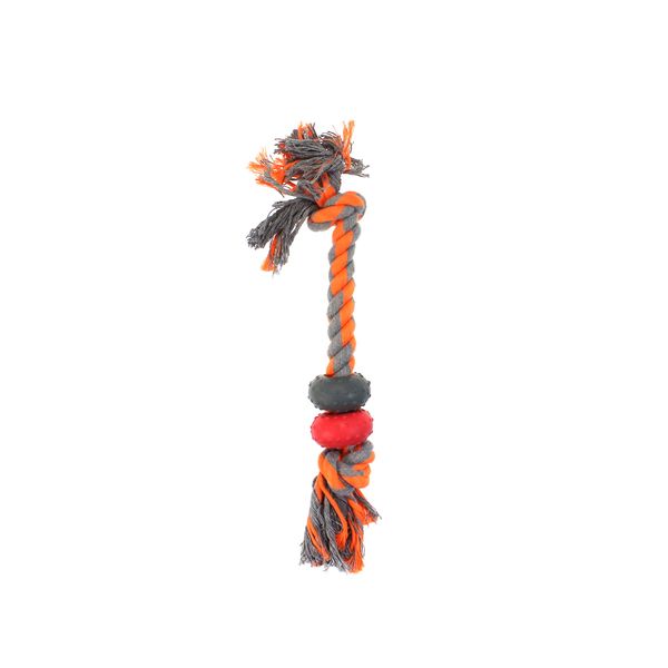 Игрушка для собак MISOKO&CO Веревка с кольцами, orange, 30.5 cm