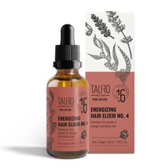 Эликсир для стимуляции роста шерсти у собак и котов Tauro Pro Line Energizing Hair Elixir № 4, 30ml