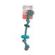 Іграшка для собак MISOKO&CO Мотузка з кільцями, light blue, 30.5 cm