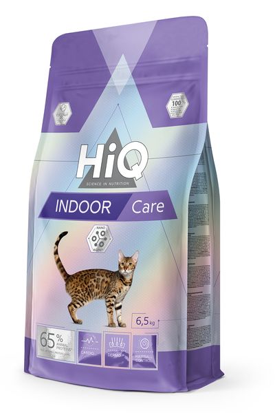 Сухой корм для взрослых котов живущих в помещении HiQ Indoor care 6,5 кг