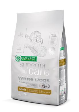 Сухой корм для взрослых собак с белой шерстью, для малых пород Superior Care White Dogs Adult Small and Mini Breeds 4кг