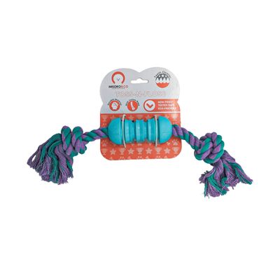 Игрушка для собак MISOKO&CO Салями с веревкой, blue, 50 cm