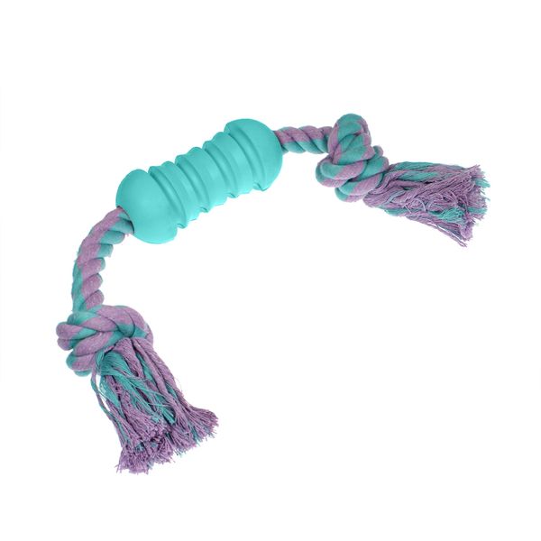 Игрушка для собак MISOKO&CO Салями с веревкой, blue, 50 cm
