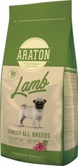 Повноцінний сухий корм для молодих собак з ягнятиною і рисом ARATON LAMB Junior All Breeds 15кг