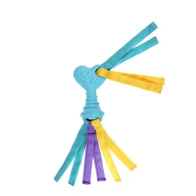 Іграшка MISOKO&CO у формі серця з мотузкою для собак, light blue, 28 cm