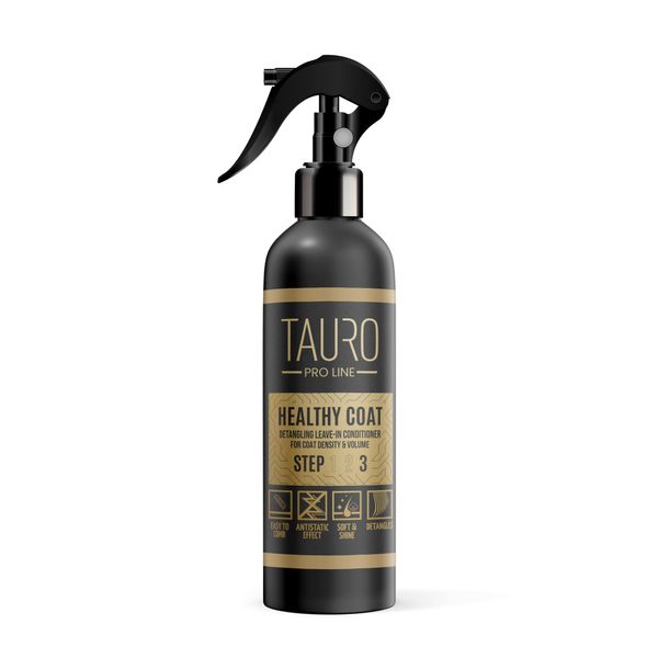 Несмываемый кондиционер для облегчения расчесывания шерсти кошек и собак Tauro Pro Line Healthy Coat Datangling Leave-In, 250 ml