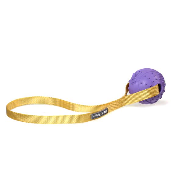 Игрушка для собак MISOKO&CO Мяч с ремнем, purple, 30x5 cm