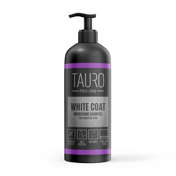 Поживний шампунь для собак і котів з білою шерстю White Coat Nourishing Shampoo 1000 мл