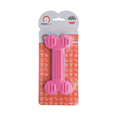 Игрушка для собак MISOKO&CO Резиновая кость, pink, 14,5 cm
