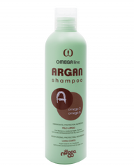 Високоживильний шампунь з маслом Аргана для довгошерстих порід. Omega Argan shampoo 250мл