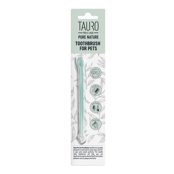 Tauro Pro Line зубна щітка для догляду за зубами собак і котів