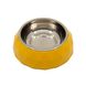 Миска для домашніх тварин KIKA Diamond, yellow, size M