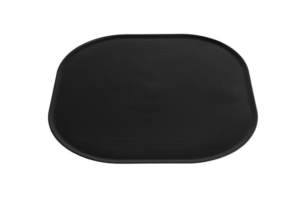 FIBOO Антиковзкий килимок під миску, чорний, 32x32 см