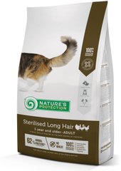 Сухой корм для длинношерстных взрослых кошек после стерлизации Nature's Protection Sterilised Long Hair 2kg