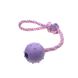 Іграшка для собак MISOKO&CO М'яч з мотузкою, purple, 37x5 cm