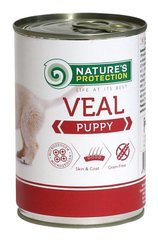 Влажный корм для щенков всех пород с телятиной Nature's Protection Puppy Veal 800г