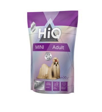 Сухий корм для дорослих собак малих порід HiQ Mini Adult 400g