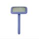Расческа-щетка деревяная прямоугольная Tauro Pro Line, зубчики 11 мм, purple, M