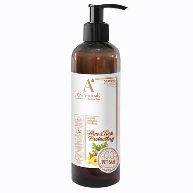Для захисту від бліх і кліщів з кокосовим маслом Herbal Care Flea & Tick Protecting шампунь 250 ml, 250 мл