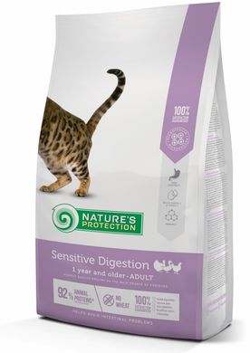 Сухой корм для взрослых кошек с чувствительным пищеварением Nature's Protection Sensitive Digestion 2кг