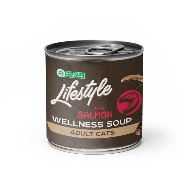 Суп для стерилизованных кошек с лососем NP Lifestyle Sterilised Salmon, 140мл