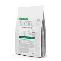 Сухой корм с белком насекомых для собак всех размеров и стадий развития с белой шерстью Nature's Protection Superior Care, 10 кг