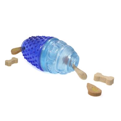 Игрушка для лакомств собак MISOKO&CO blue, 11x6.5 cm