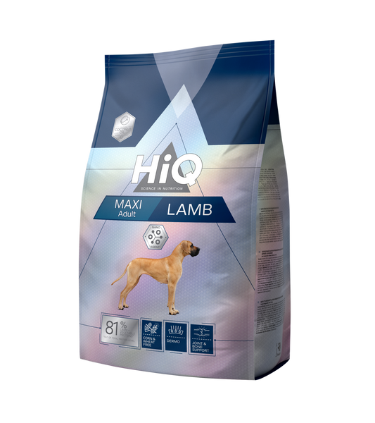 Сухой корм для взрослых собак крупных пород HiQ Maxi Adult Lamb 2,8кг