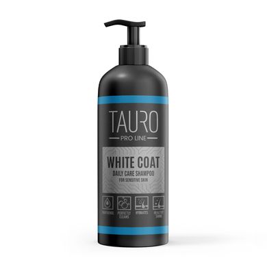 Для собак и кошек с белой шерстью, ежедневный уход White Coat Daily Care Shampoo 1000 ml