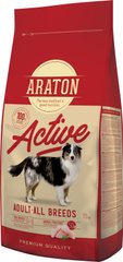 Полноценный сухой корм для взрослых активных собак всех пород ARATON ACTIVE All Breeds 15кг