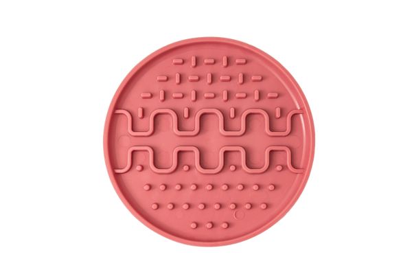 FIBOO Килимок для злизування ласощів та їжі Lollipop, Mini, рожевий
